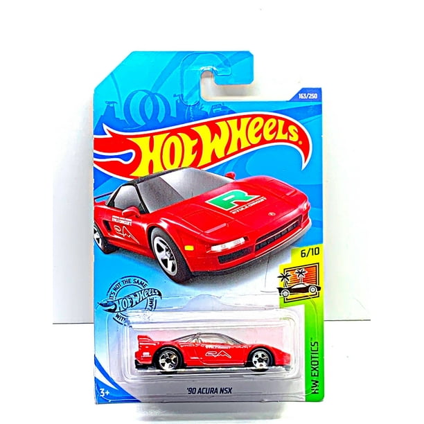 Hot Wheels '90 Acura NSX HW Exotics #6/10 Red Die-Cast 1:64 Scale Must See New
